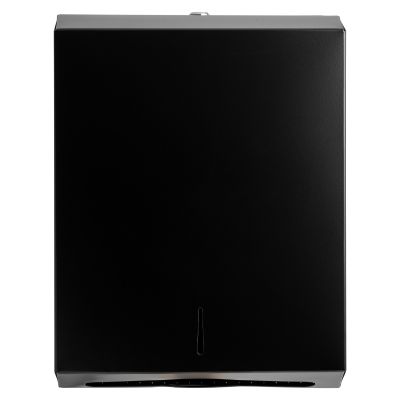 C21 C-Fold Metal Hand Towel Dispenser Black