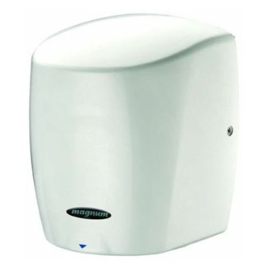 Bower Magnum Blue Lightening Hand Dryer in White