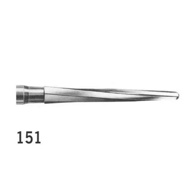 Zekrya Endo Z Carbide Bur Surgery/Bone Cutter Extra-Long Tapered FG 23mm 0.8mm 151 