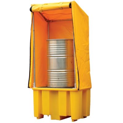 Bunded Drum Spillpallet with Framed Cover (Various Sizes)