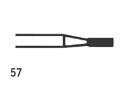 Jet TC Burs Straight Fissure FG 57 010 