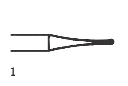 Jet TC Burs Round FG 1 008 