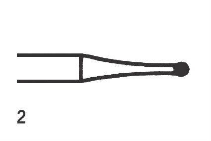 Jet TC Burs Round FG 2 010 