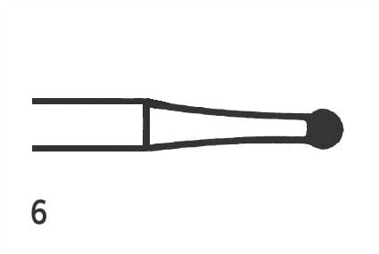 Jet TC Burs Round FG 6 018 