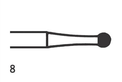 Jet TC Burs Round FG 8 023 