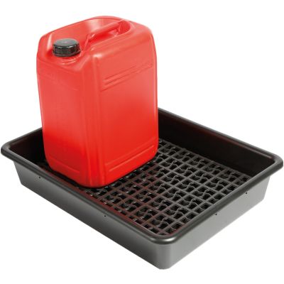 Spill Trays with Removable Base Grids (Various Sizes)