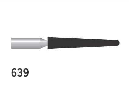 Diamond Burs Round End Taper FG No. 639 639 Medium 199-016SM (850) 