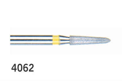 BluWhite Diamond Finishing Burs Tapered Cylinder Round End FG 4062 Fine 016 