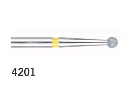 BluWhite Diamond Finishing Burs Ball FG 4201 Fine 016 
