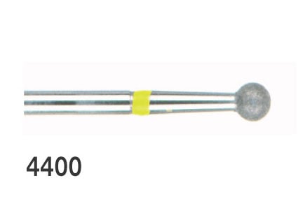 BluWhite Diamond Finishing Burs Ball FG 4400 Fine 025 