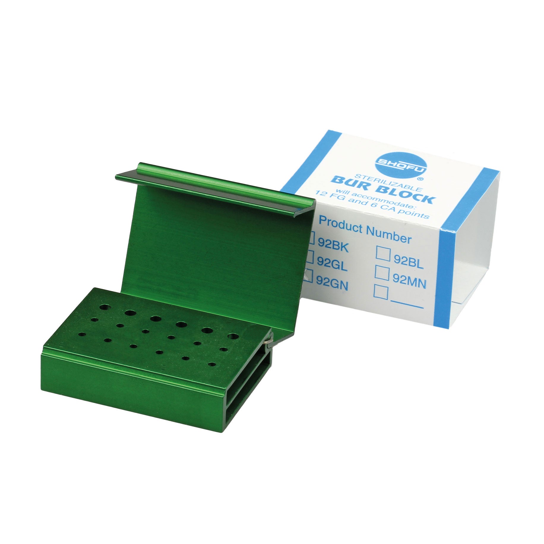 Bur Block Green 