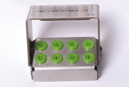 PlugIn Bur Holder 8 Holes Green 