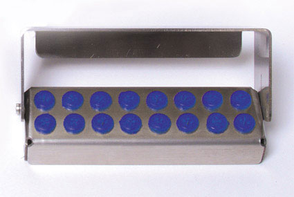 PlugIn Bur Holder 16 Holes Blue 