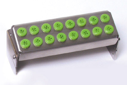 PlugIn Bur Holder 16 Holes Green 