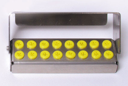 PlugIn Bur Holder 16 Holes Yellow 