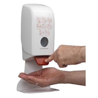 7124 Kimberly Clarke Aquarius 1L Hand Sanitiser Dispenser White