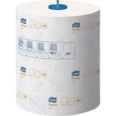 Tork Matic White Soft Hand Towel Roll 100m x 21cm (Case of 6 Rolls) - 290016