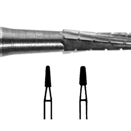 Tungsten Carbide Burs Taper Fissure Cross Cut HP 702 016 