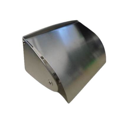 C21 Brushed Stainless Steel Single Flap Toilet Roll Holder
