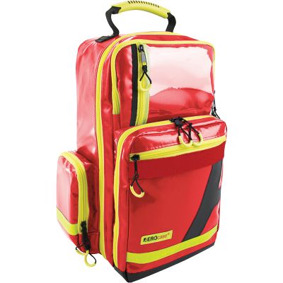 Emergency backpack large, pvc, red