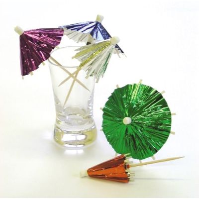 Foil parasol, assorted colours