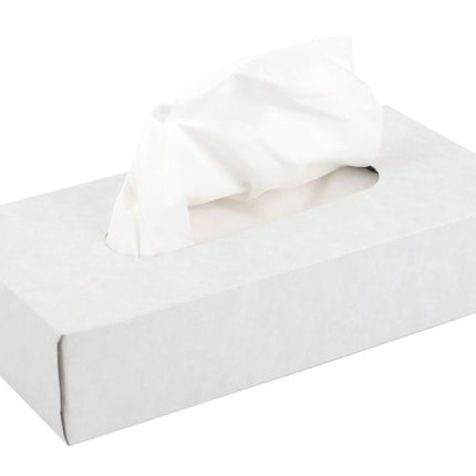 Facial Tissues 2 ply, White 