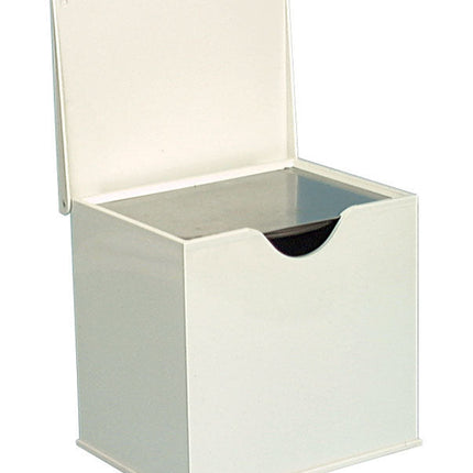 Springloaded Bib Dispenser White 
