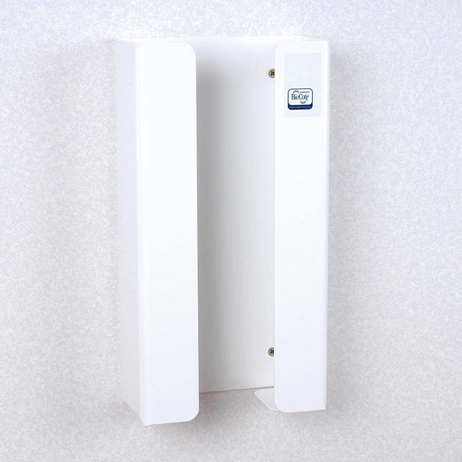 Antimicrobial Bib Dispenser for Bib with Collection Pocket 
