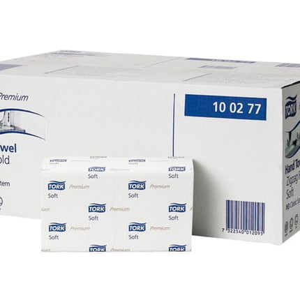 Tork Singlefold Hand Towel - Extra Soft 2 ply, White 