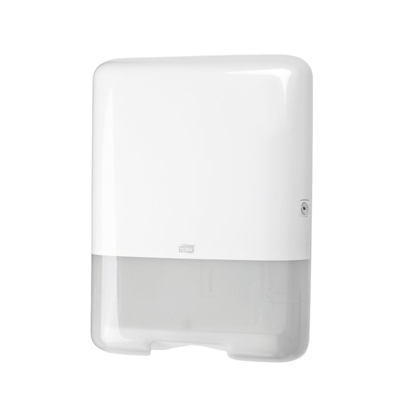 Dispenser - White for Tork Singlefold Hand Towel (CAV210).  (553000) 