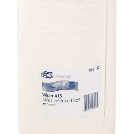 Wiper Rolls Mini M-Tork (8â€) - 1 ply, White (100152) 