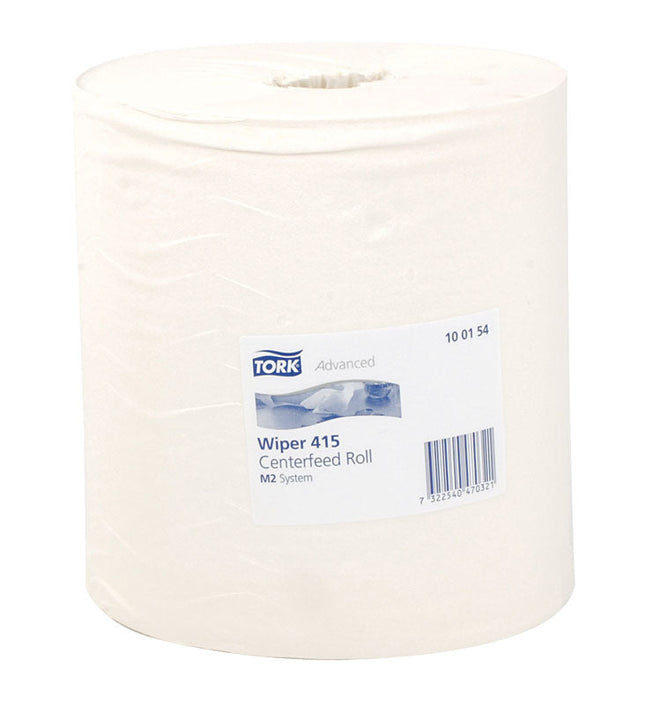 Wiper Rolls M-Tork Standard (9â€) - 1 ply, White (151131) 