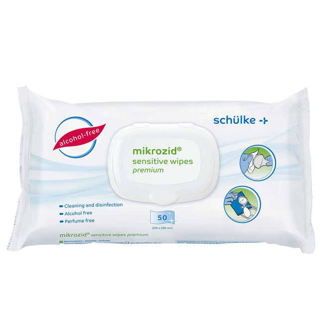 mikrozid sensitive wipes premium Alcohol-Free 
