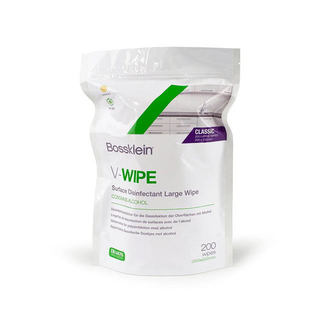 V-WIPE Large Classic Wipes - Lemon Refill Pack 