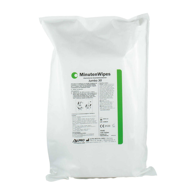 MinutenWipes Jumbo 30 Refills (Pack 12) 