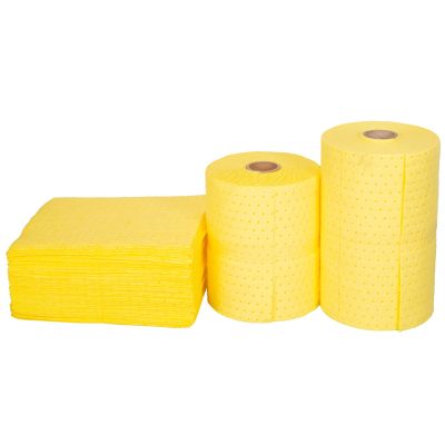 Value Double Weight Chemical Absorbent Rolls & Pads