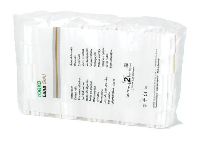 Cotton Wool Rolls Luna 2000 Gold No. 2 Bio 