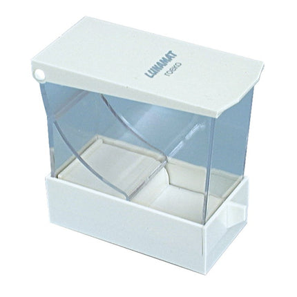 Lunamat Cotton Wool Roll Dispenser - White Plastic 