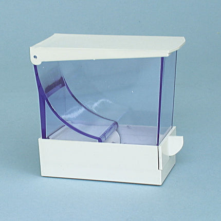 Cotton Wool Roll Dispenser Azure Glass 
