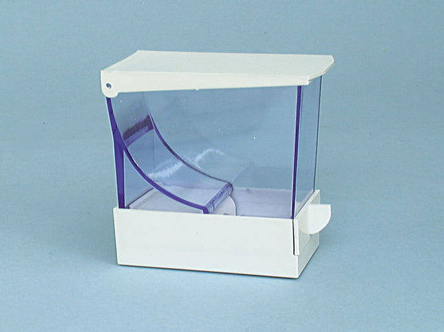 Cotton Wool Roll Dispenser Azure Glass 