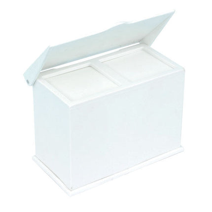 Double Gauze/Swab Dispenser White 