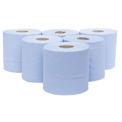 Standard Blue Centrefeed Rolls 2ply 150m (Case of 6)