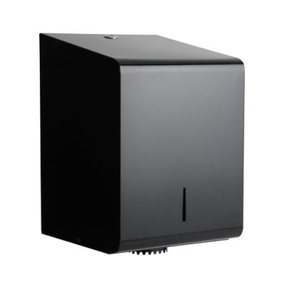 Matte Black Opal Steel Large Centre Feed Dispenser