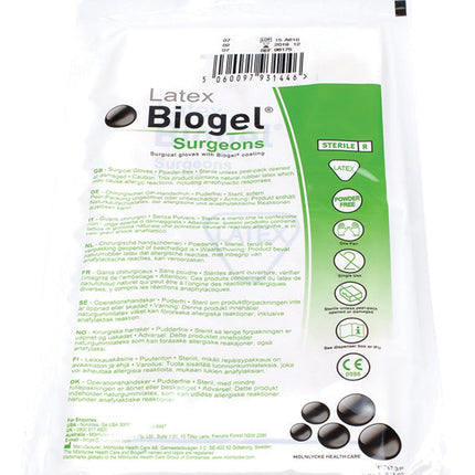 Biogel Surgeons Sterile Latex Gloves Size 8 