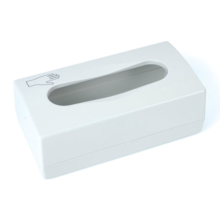 Glove Box Dispenser White, Plastic 