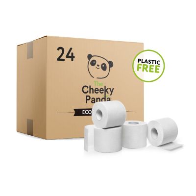 Cheeky Panda Eco Friendly Bamboo Toilet Rolls 3ply (Case of 24)