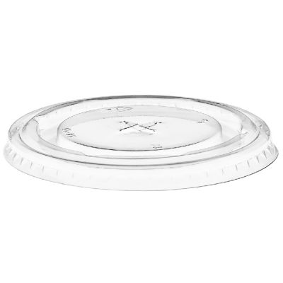 Clear Flat Lid to fit 9oz Smoothie Cups - Case of 2000