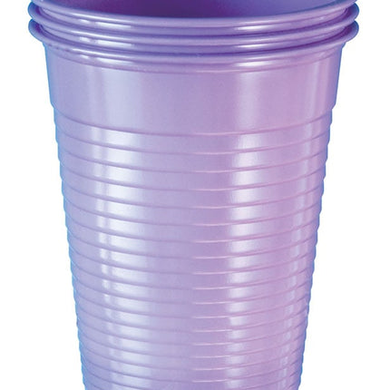 Plastic Cups Squat 180ml Lilac 