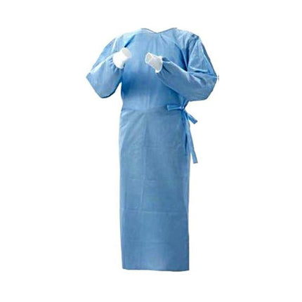 SMS Gown Large Standard 43gsm, Non-Sterile 