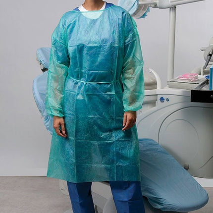Disposable Surgical Gowns - Sterile One Size, with elasticated wrists (22.D1004.00) 